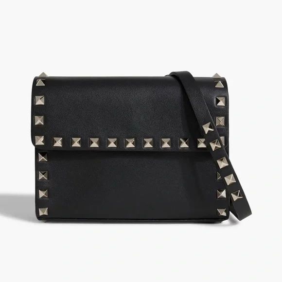 NWT VALENTINO GARAVANI Rockstud leather shoulder bag - Picture 1 of 13